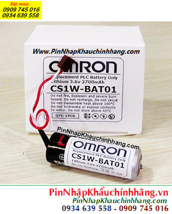 Omron CS1W-BAT01; Pin nuôi nguồn Omron CS1W-BAT01 lithium 3.6v A 2700mAh _Xuất xứ Nhật